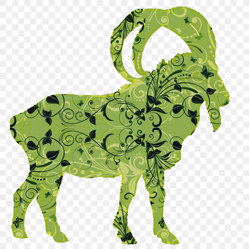 Goat New Moon China Rose Animal, PNG, 1250x1250px, Goat, Animal, Animal Figure, China Rose, Damask Download Free