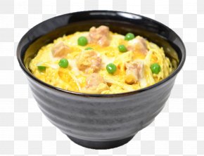 Japanese-style Chicken Rice Bowl - Oyakodon Donburi Fried Chicken Japanese Cuisine PNG
