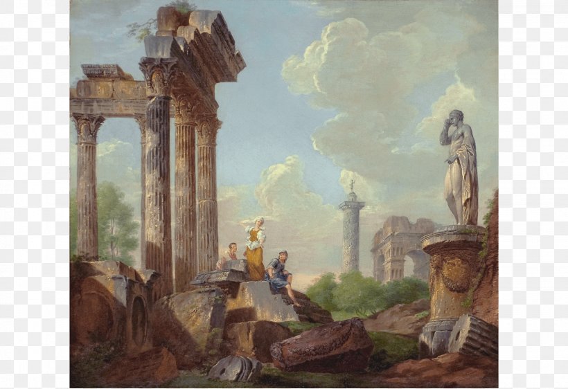 Roman Capriccio: The Pantheon And Other Monuments Landscape Painting Italian Art Roman Art, PNG, 1635x1121px, Landscape Painting, Ancient History, Archaeological Site, Architecture, Art Download Free