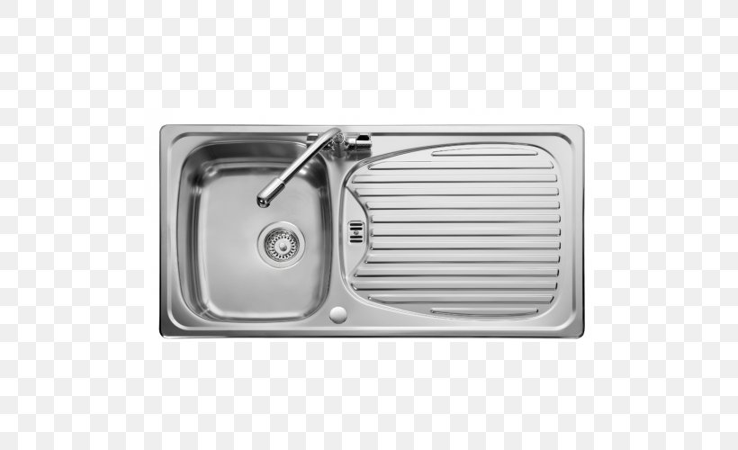 Sink Bowl Stainless Steel Tap, PNG, 500x500px, Sink, Bowl, Bowl Sink, Ceramic, Drain Download Free