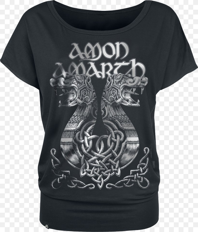 T-shirt Hoodie Sleeve Amon Amarth Surtur Rising, PNG, 1024x1200px, Tshirt, Amon Amarth, Black, Black And White, Brand Download Free