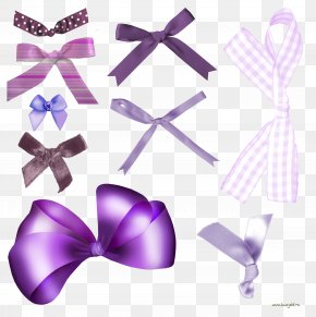 Purple Ribbon Ribbons - Violet Clip Art PNG
