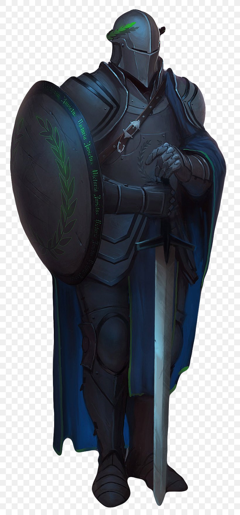 fantasy black knight armor