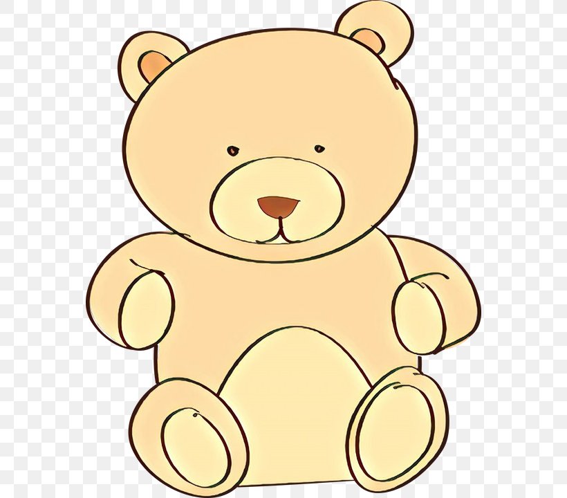 Teddy Bear, PNG, 572x720px, Cartoon, Bear, Teddy Bear, Toy, Yellow Download Free