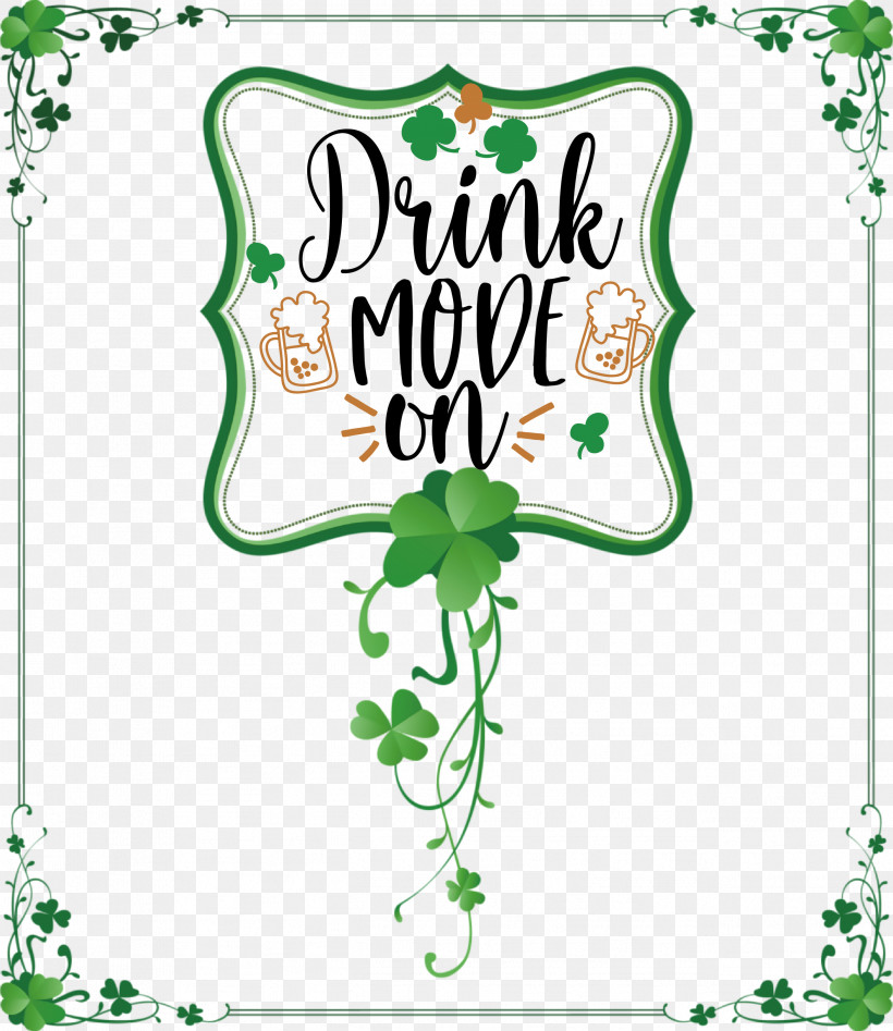 Drink Mode On St Patricks Day Saint Patrick, PNG, 2596x3000px, St Patricks Day, Clover, Logo, Patricks Day, Royaltyfree Download Free
