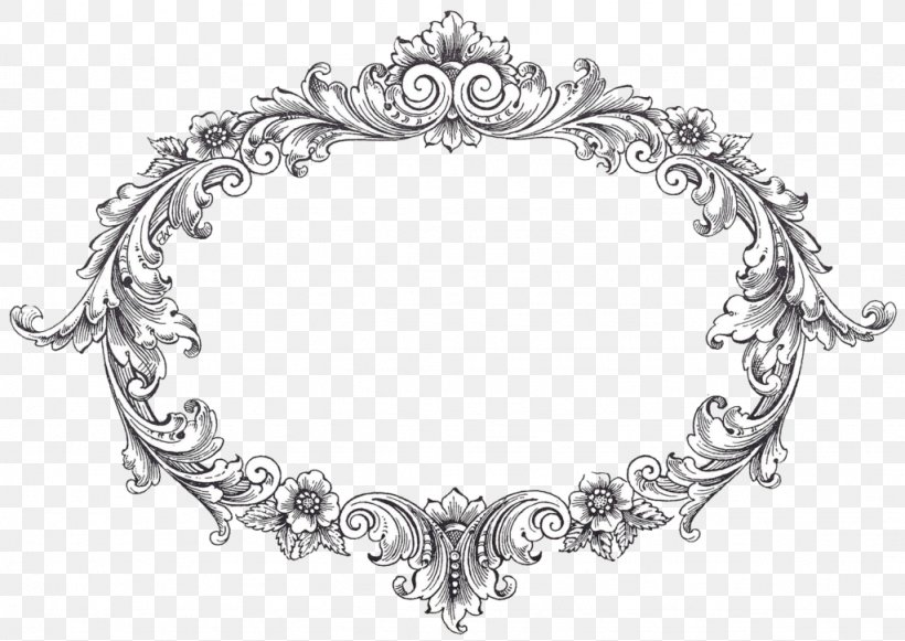 Picture Frames Clip Art, PNG, 1024x726px, Picture Frames, Antique, Black And White, Body Jewelry, Bracelet Download Free
