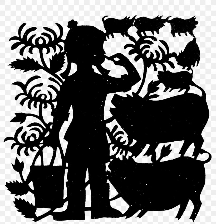 Silhouette Papercutting Child, PNG, 1206x1249px, Silhouette, Art, Black And White, Cartoon, Child Download Free