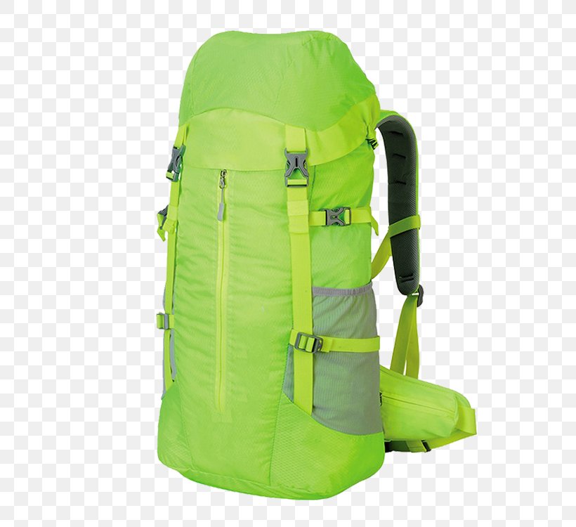 Backpack, PNG, 750x750px, Backpack, Bag, Green, Luggage Bags, Yellow Download Free