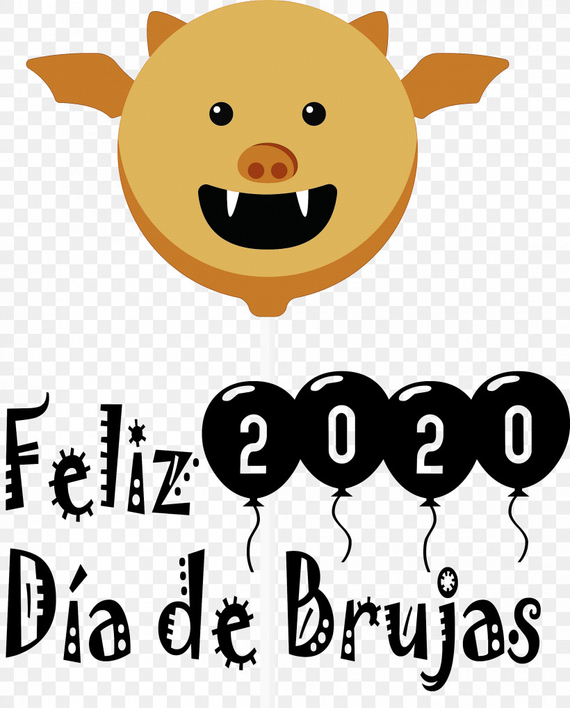 Feliz Día De Brujas Happy Halloween, PNG, 2416x3000px, Feliz D%c3%ada De Brujas, Biology, Cartoon, Dog, Happiness Download Free
