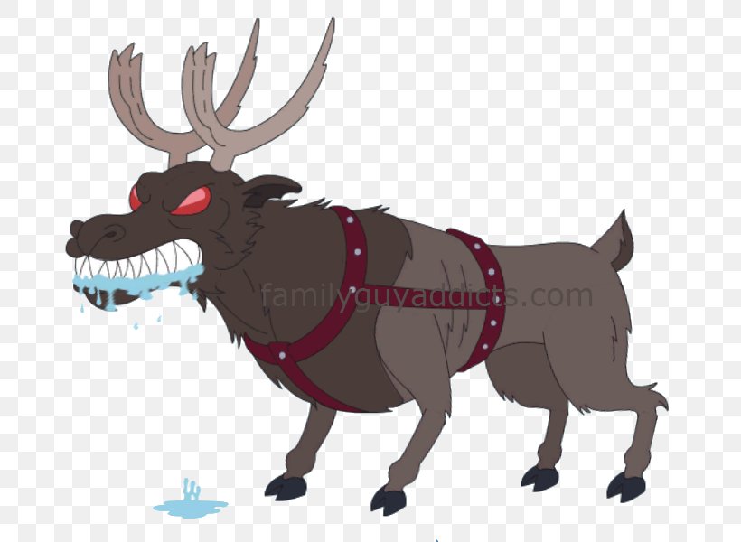 Reindeer Santa Claus Christmas Clip Art, PNG, 696x600px, Reindeer, American Dad, Antler, Cartoon, Cattle Like Mammal Download Free