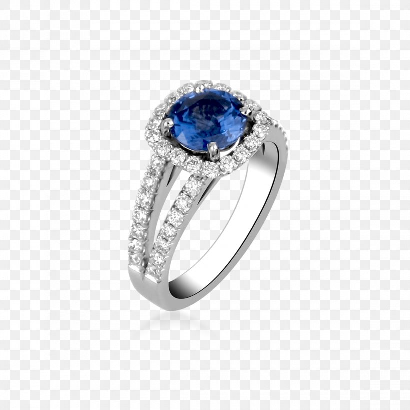 Engagement Ring Sapphire Diamond Solitaire, PNG, 1160x1160px, Ring, Anelli, Blue, Body Jewelry, Cobalt Blue Download Free
