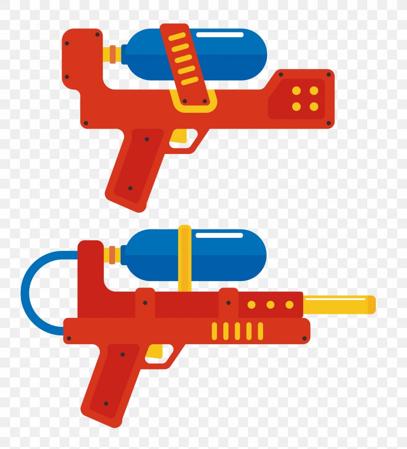 Vector Orange Toy Gun, PNG, 2642x2913px, Water Gun, Area, Child, Clip Art, Firearm Download Free