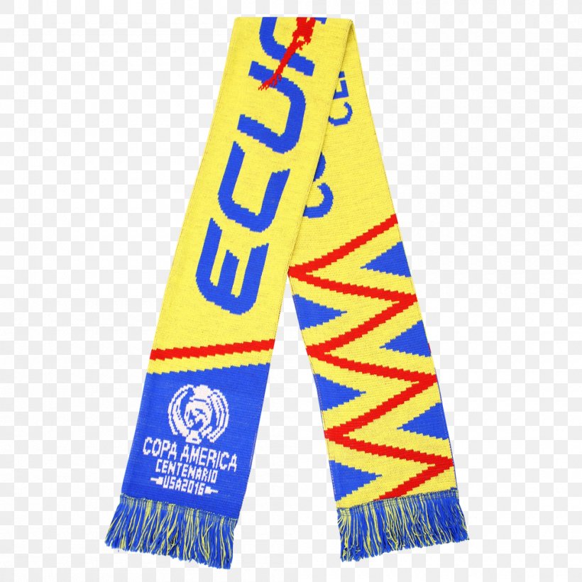 Copa América Centenario Clothing Ecuador Scarf Knitting, PNG, 1000x1000px, Clothing, Acrylic Fiber, Blue, Copa America, Ecuador Download Free