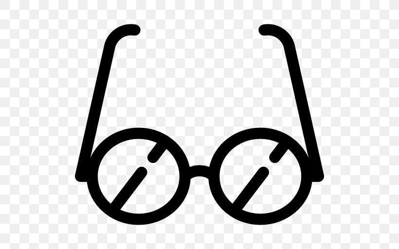 Glasses Download, PNG, 512x512px, Glasses, Area, Black And White, Eyewear, Lens Download Free
