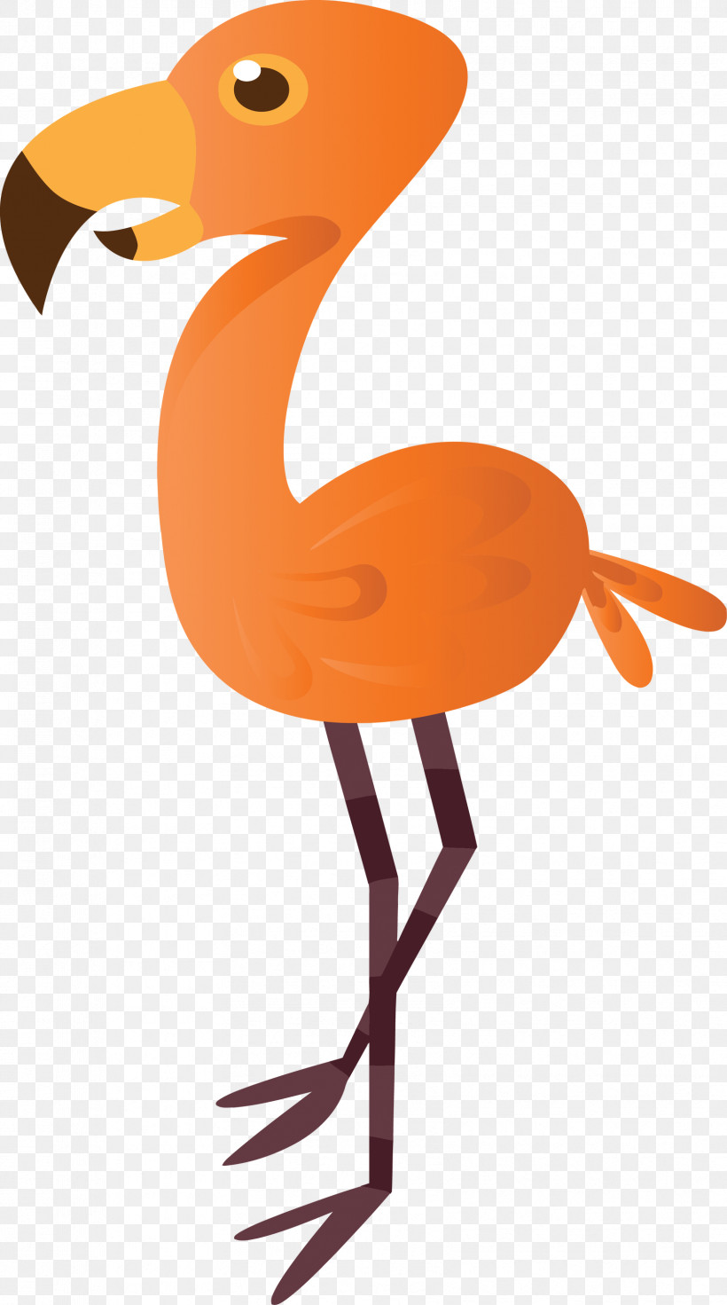 Orange, PNG, 1671x2999px, Abstract Bird, Animal Figure, Beak, Bird, Flamingo Download Free