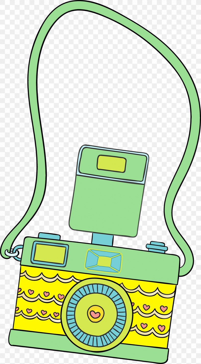 Yellow Line Area Meter, PNG, 1657x2999px, Cartoon Camera, Area, Line, Meter, Paint Download Free