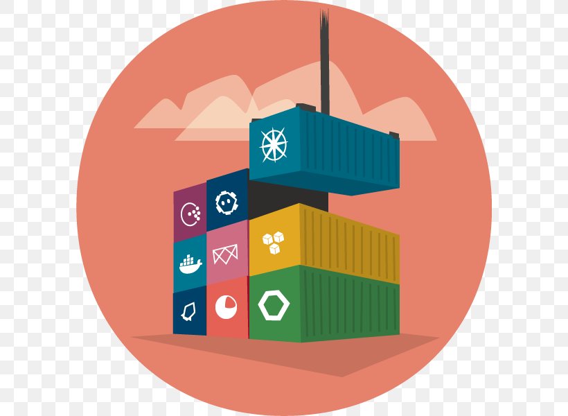 Kubernetes Docker Management Intermodal Container Orchestration, PNG, 600x600px, Watercolor, Cartoon, Flower, Frame, Heart Download Free