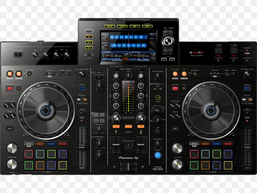 Pioneer DJ XDJ-RX2 DJ Controller Disc Jockey Audio, PNG, 950x713px, Watercolor, Cartoon, Flower, Frame, Heart Download Free