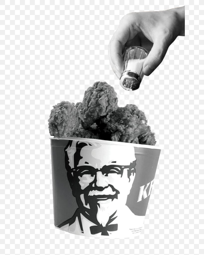 Colonel Sanders Crispy Fried Chicken KFC, PNG, 667x1024px, Colonel Sanders, Black And White, Burger King, Chicken, Chicken As Food Download Free