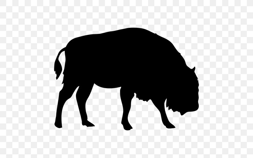 Pig Cartoon, PNG, 512x512px, Silhouette, American Bison, Animal, Bison, Boar Download Free