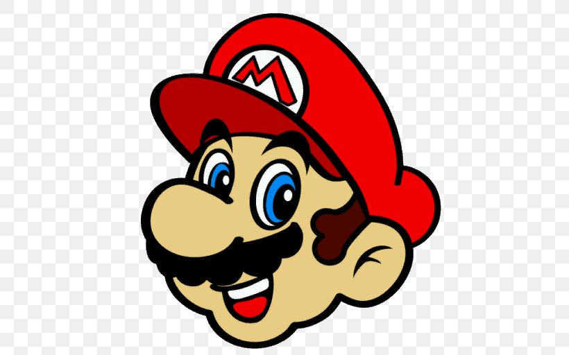 Super Mario Bros. New Super Mario Bros Super Mario Run, PNG, 512x512px, Mario Bros, Area, Artwork, Facial Expression, Happiness Download Free