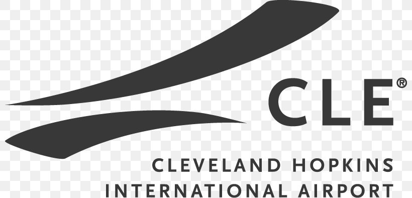 Cleveland Hopkins International Airport Logo Product Design Brand Font, PNG, 800x394px, Logo, Airport, Area, Black And White, Brand Download Free