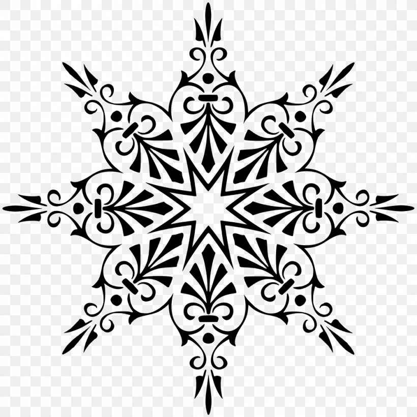 Symmetry Octagon Ornament Clip Art, PNG, 1000x1000px, Symmetry, Artwork, Black, Black And White, Flower Download Free
