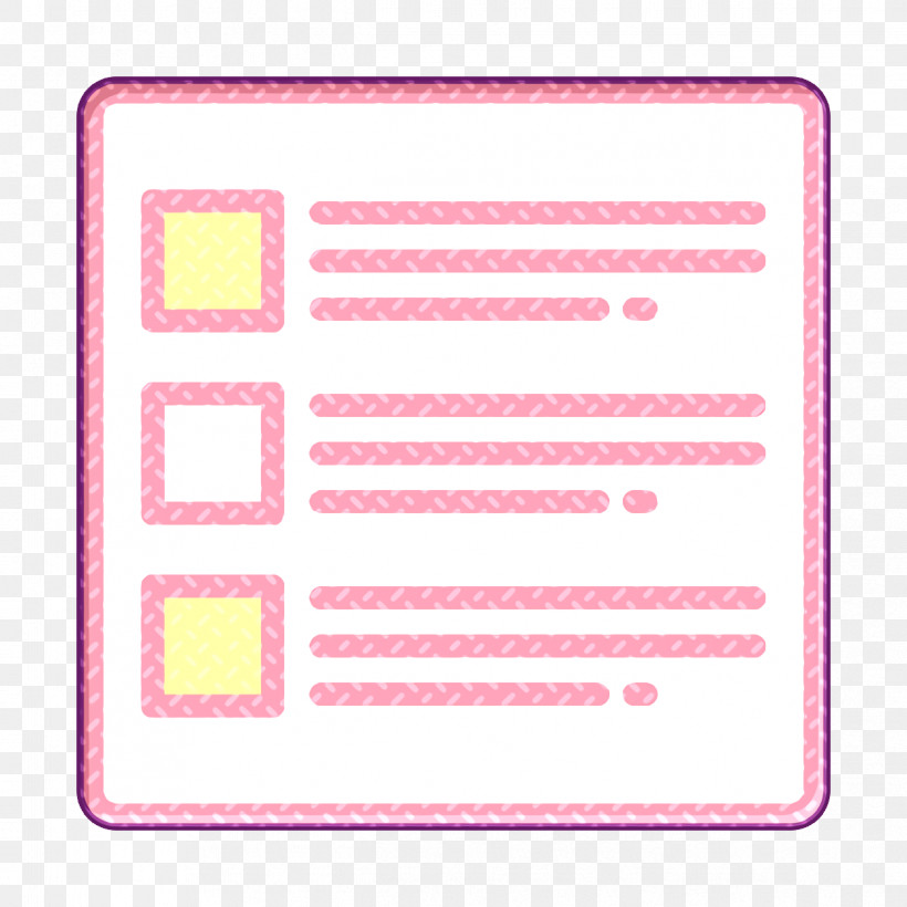 UI Icon List Icon, PNG, 1244x1244px, Ui Icon, List Icon, Magenta, Pink, Rectangle Download Free