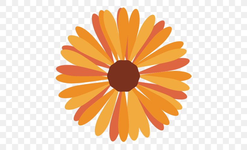 Gerbera Flower., PNG, 500x500px, Sticker, Calendula, Chrysanths, Daisy, Daisy Family Download Free