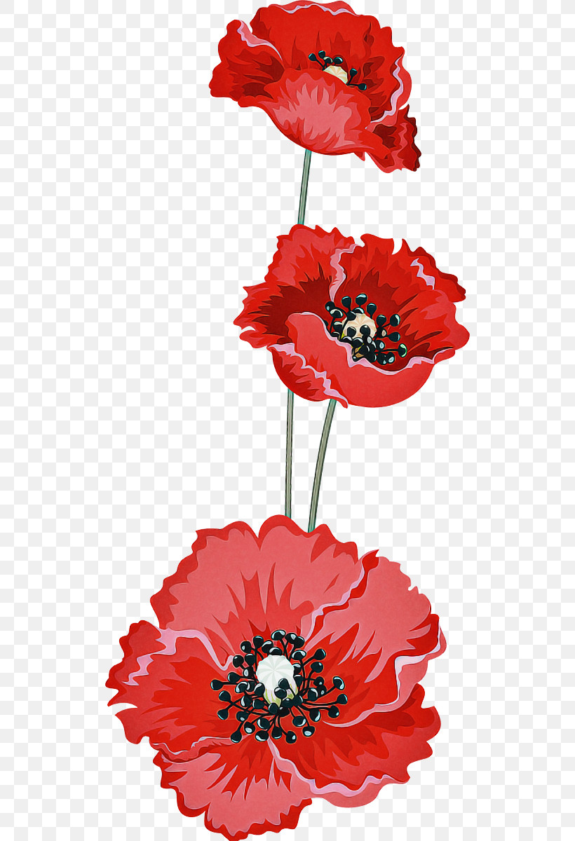Artificial Flower, PNG, 520x1200px, Flower, Anemone, Artificial Flower, Coquelicot, Corn Poppy Download Free