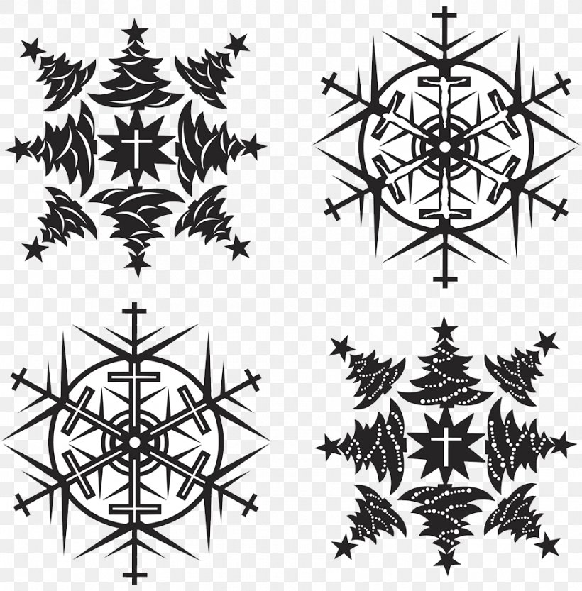 Christmas Snowflake Pattern, PNG, 917x932px, Christmas, Black And White, Christmas Tree, Monochrome, Monochrome Photography Download Free