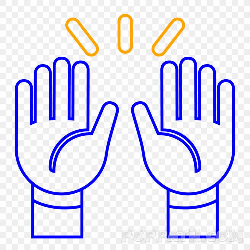 Emoji IPhone High Five Text Messaging Hand, PNG, 1000x1000px, Emoji, Android, Area, Finger, Hand Download Free