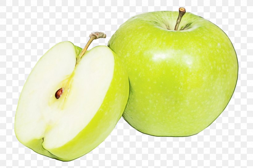 Granny Smith Apple Fruit Natural Foods Food, PNG, 1600x1066px, Watercolor, Accessory Fruit, Apple, Food, Fruit Download Free