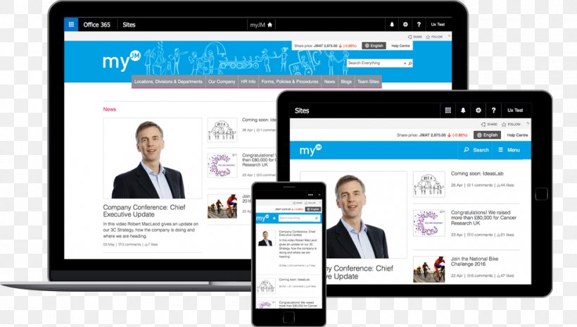 Intranet SharePoint Microsoft Office 365 Smartphone, PNG, 979x555px, Intranet, Brand, Business, Collaboration, Communication Download Free