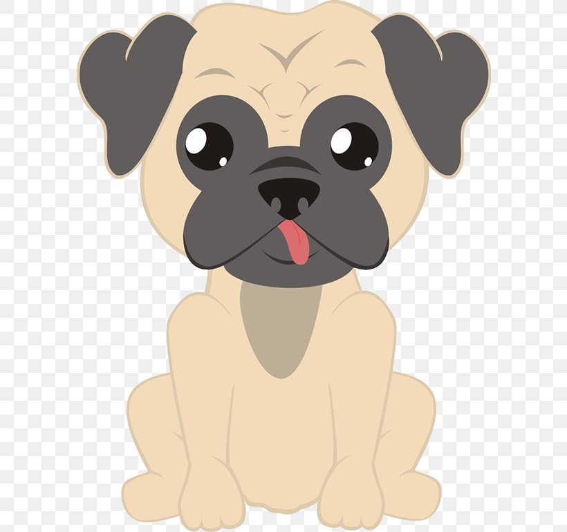 Pug Puppy Dog Breed Companion Dog Toy Dog, PNG, 600x770px, Pug, Breed, Carnivoran, Cartoon, Companion Dog Download Free