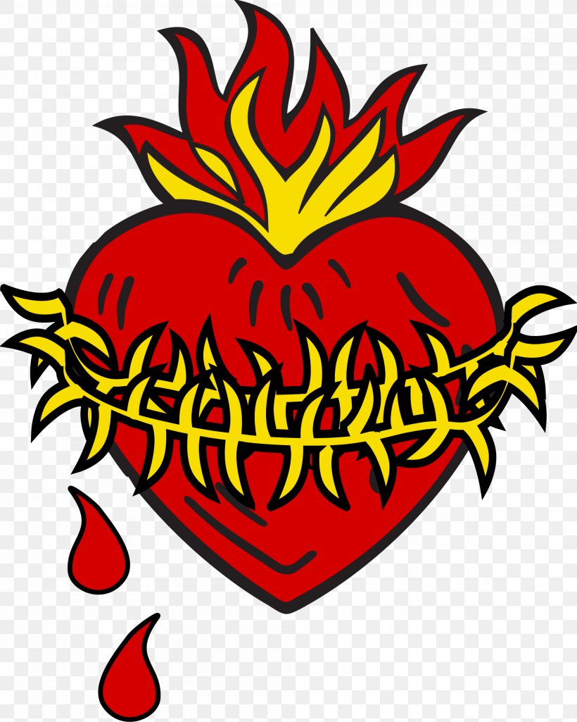 Sacred Heart Spain Symbol Love, PNG, 2000x2501px, Watercolor, Cartoon, Flower, Frame, Heart Download Free
