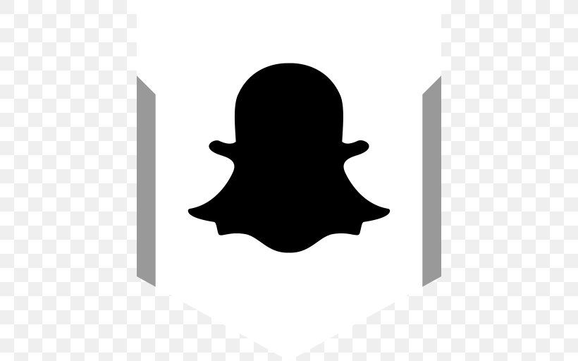 Social Media Snapchat Symbol Clip Art, PNG, 512x512px, Social Media, Black, Black And White, Brand, Influencer Marketing Download Free