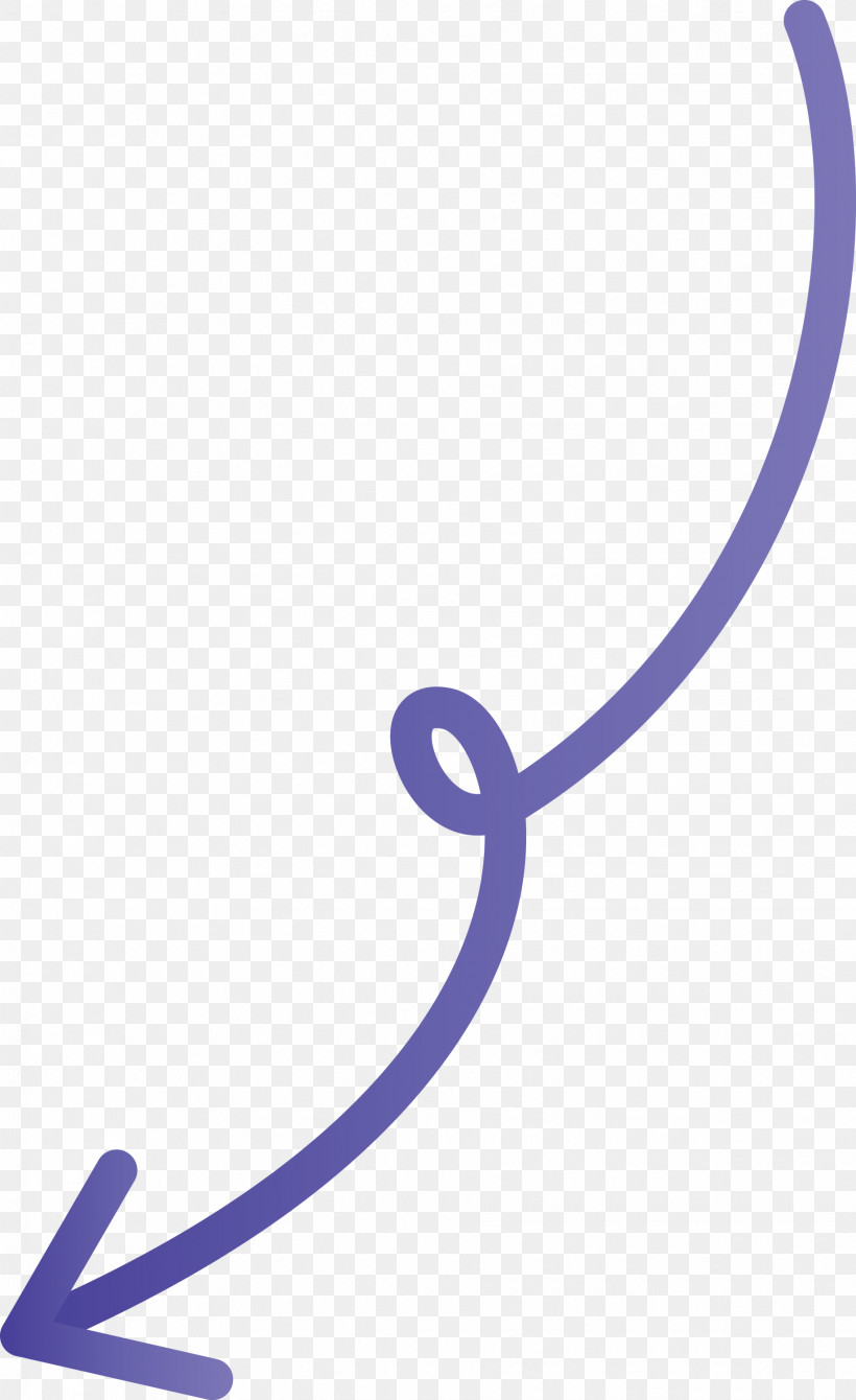 Curved Arrow, PNG, 1835x3000px, Curved Arrow, Line, Purple, Violet Download Free