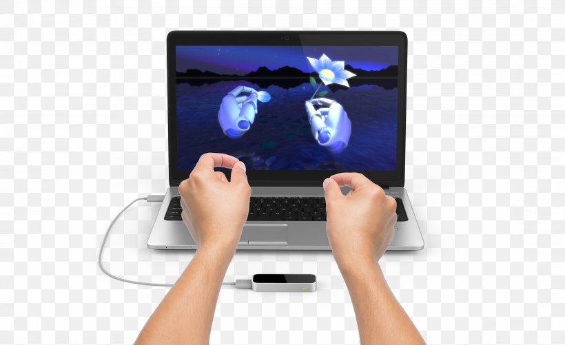 Leap Motion Motion Controller Augmented Reality Game Controllers Gesture Recognition, PNG, 3618x2213px, Leap Motion, Augmented Reality, Communication, Computer Monitor, Computer Software Download Free