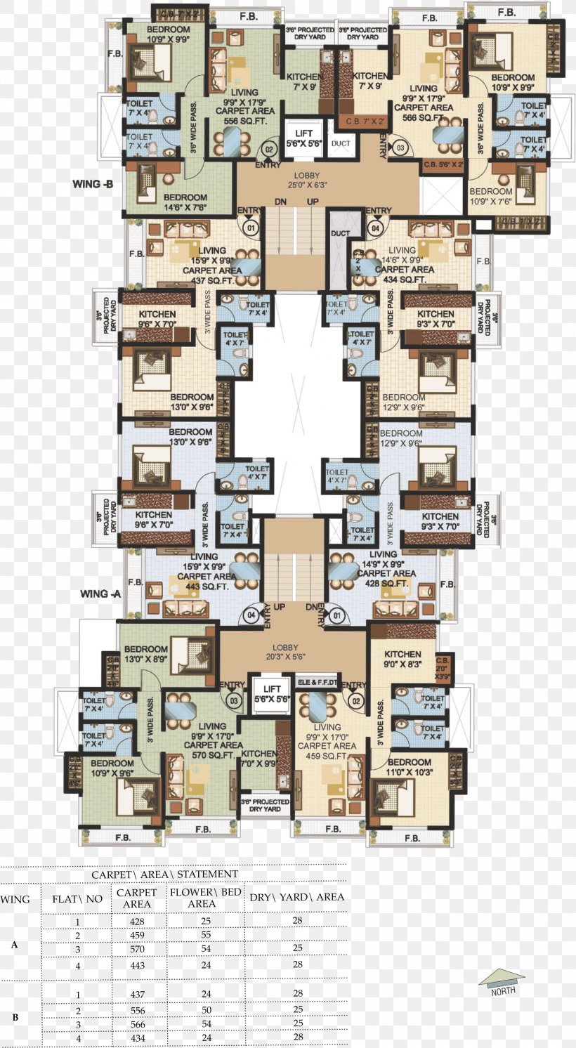 Floor Plan JVM TWIN TOWER JVM SPACES Apartment, PNG, 1898x3454px, Floor Plan, Apartment, Architectural Plan, Building, Elevation Download Free