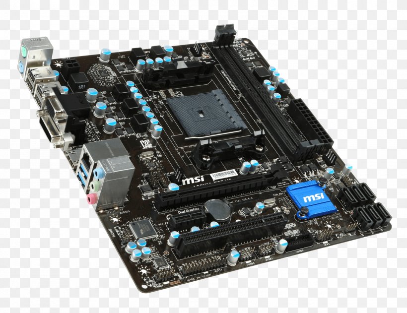 Socket FM2+ Motherboard DDR3 SDRAM MSI, PNG, 1500x1155px, Socket Fm2, Advanced Micro Devices, Computer Component, Computer Cooling, Computer Hardware Download Free