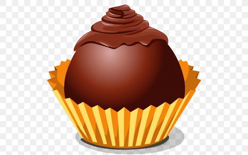 Cupcake Chocolate Balls Chocolate Truffle American Muffins, PNG, 512x512px, Cupcake, American Muffins, Baked Goods, Baking, Baking Cup Download Free