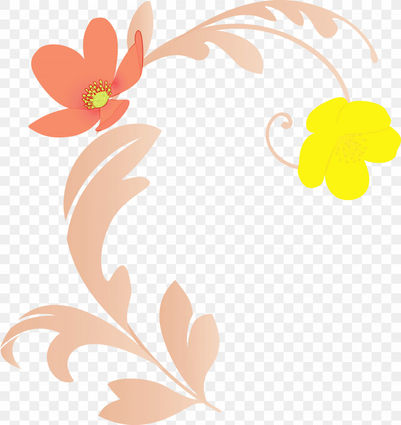 Floral Design, PNG, 2829x3000px, Spring Frame, Decoration Frame, Floral Design, Flower, Leaf Download Free
