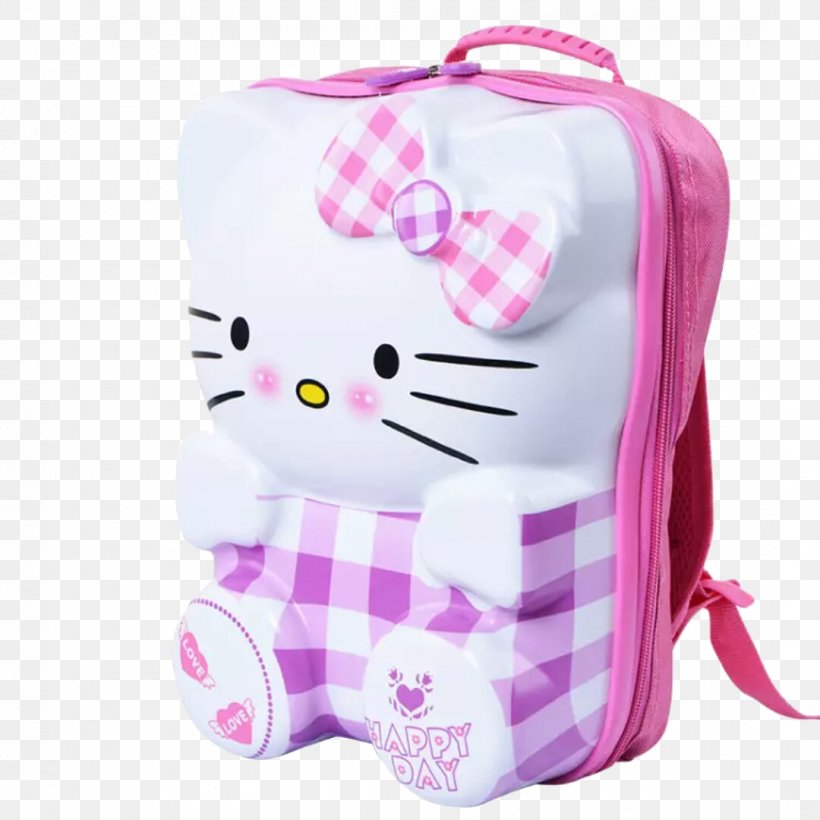 Hello Kitty Suitcase Cat Travel, PNG, 1080x1080px, Hello Kitty, Bag, Baggage, Cartoon, Cat Download Free