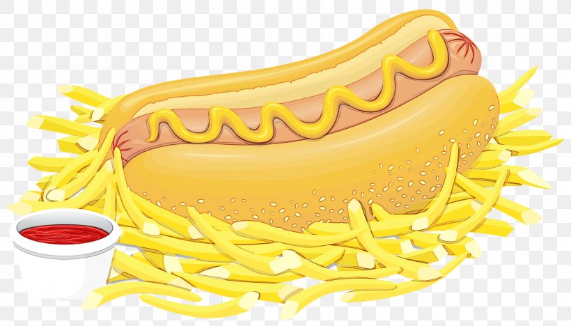 Junk Food Cartoon, PNG, 3000x1715px, Watercolor, American Cheese, American Food, Cheese Fries, Chili Dog Download Free