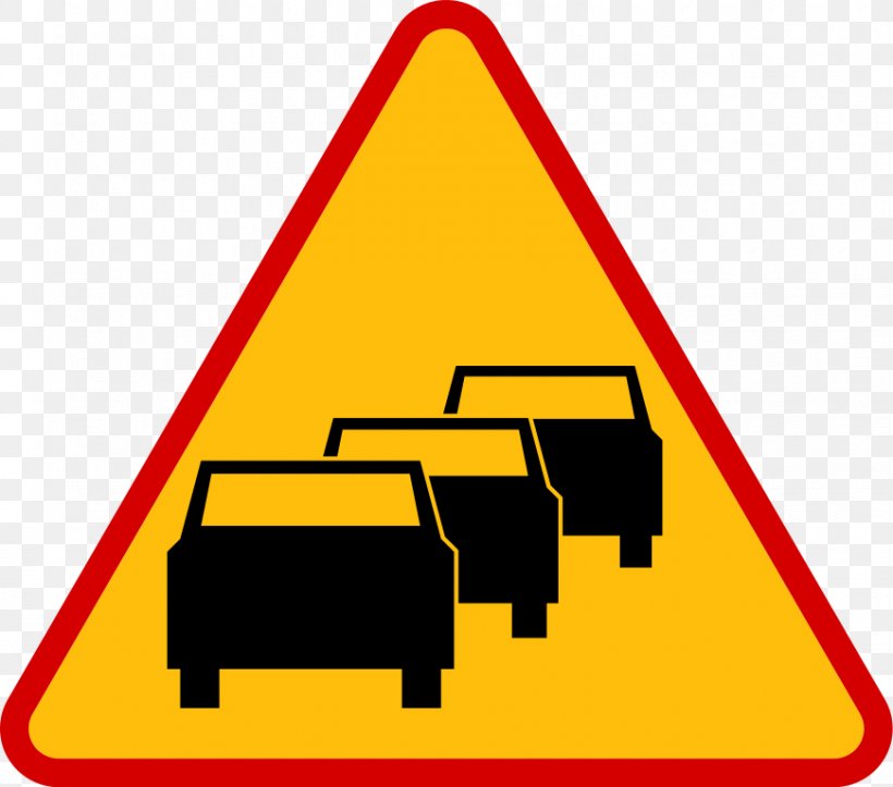Warning Sign Traffic Sign Road Poland, PNG, 870x768px, Sign, Area, Bourbaki Dangerous Bend Symbol, Information, Intersection Download Free