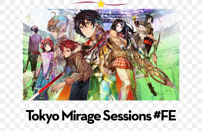 Tokyo Mirage Sessions ♯FE Wii U Role-playing Video Game, PNG, 636x532px, Watercolor, Cartoon, Flower, Frame, Heart Download Free