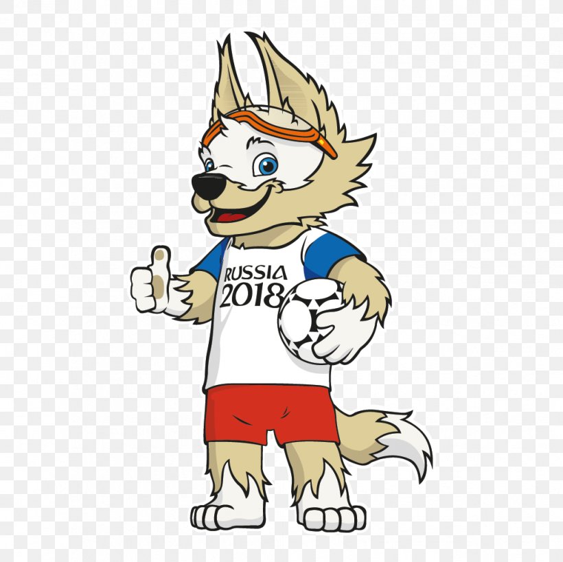2018 World Cup Wolf Zabivaka FIFA World Cup Official Mascots, PNG, 1017x1016px, 2018, 2018 World Cup, Animated Cartoon, Animation, Art Download Free