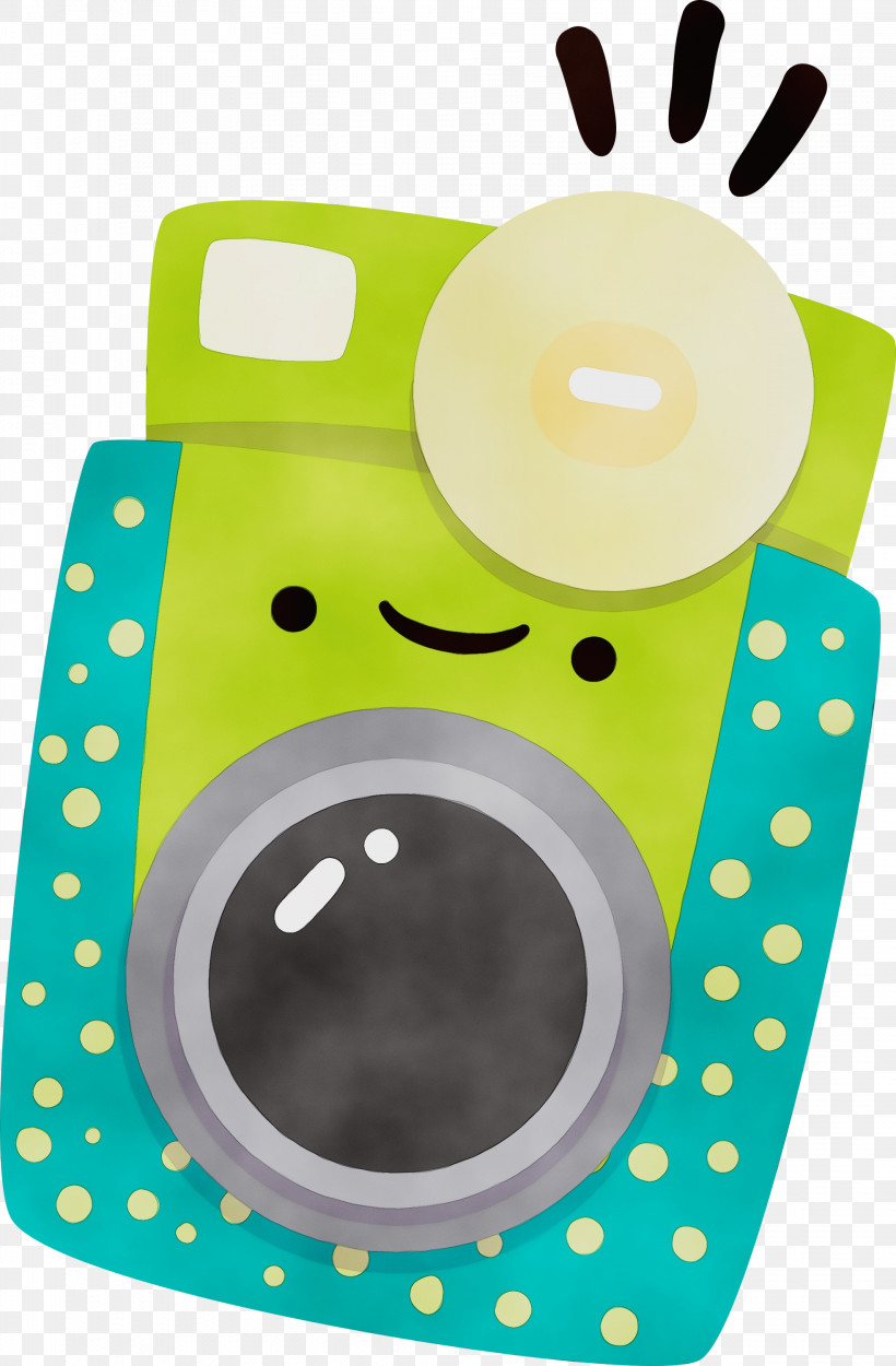 Green Pattern, PNG, 1967x3000px, Cartoon Camera, Green, Paint, Watercolor, Wet Ink Download Free