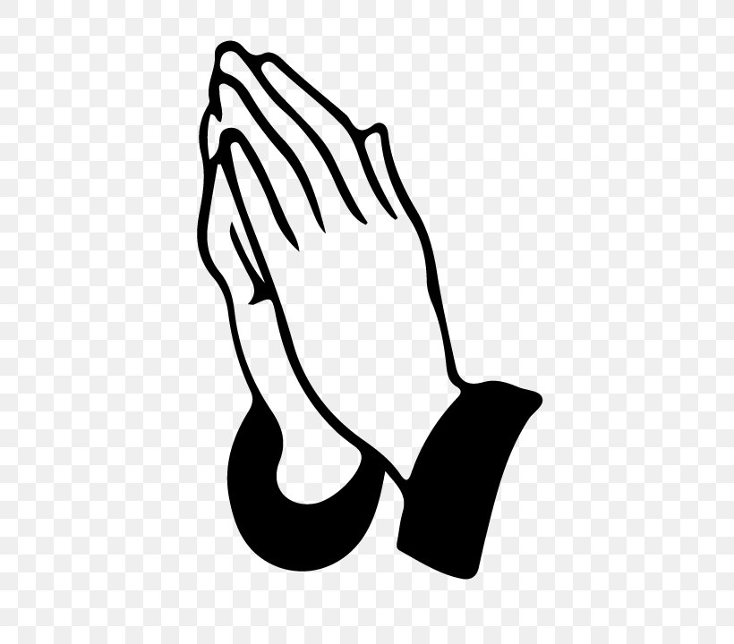 Praying Hands Prayer Religion Clip Art, PNG, 720x720px, Praying Hands, Area, Arm, Black, Black And White Download Free